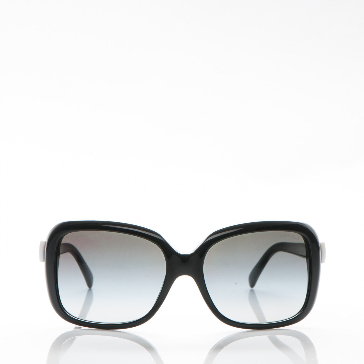 Chanel CC Bow Sunglasses 5171 Black White 2 of 6