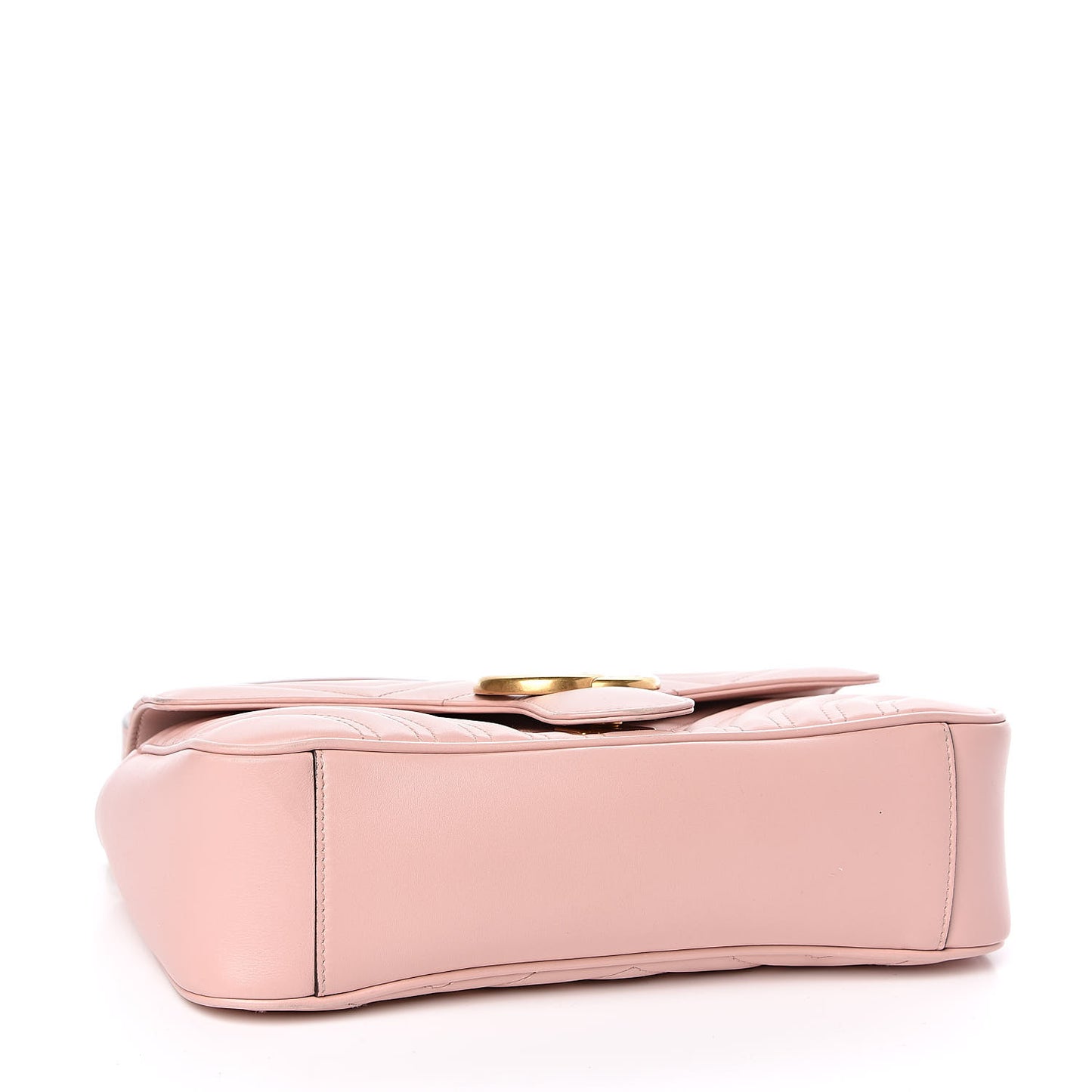 Calfskin Matelasse Small GG Marmont Shoulder Bag Perfect Pink