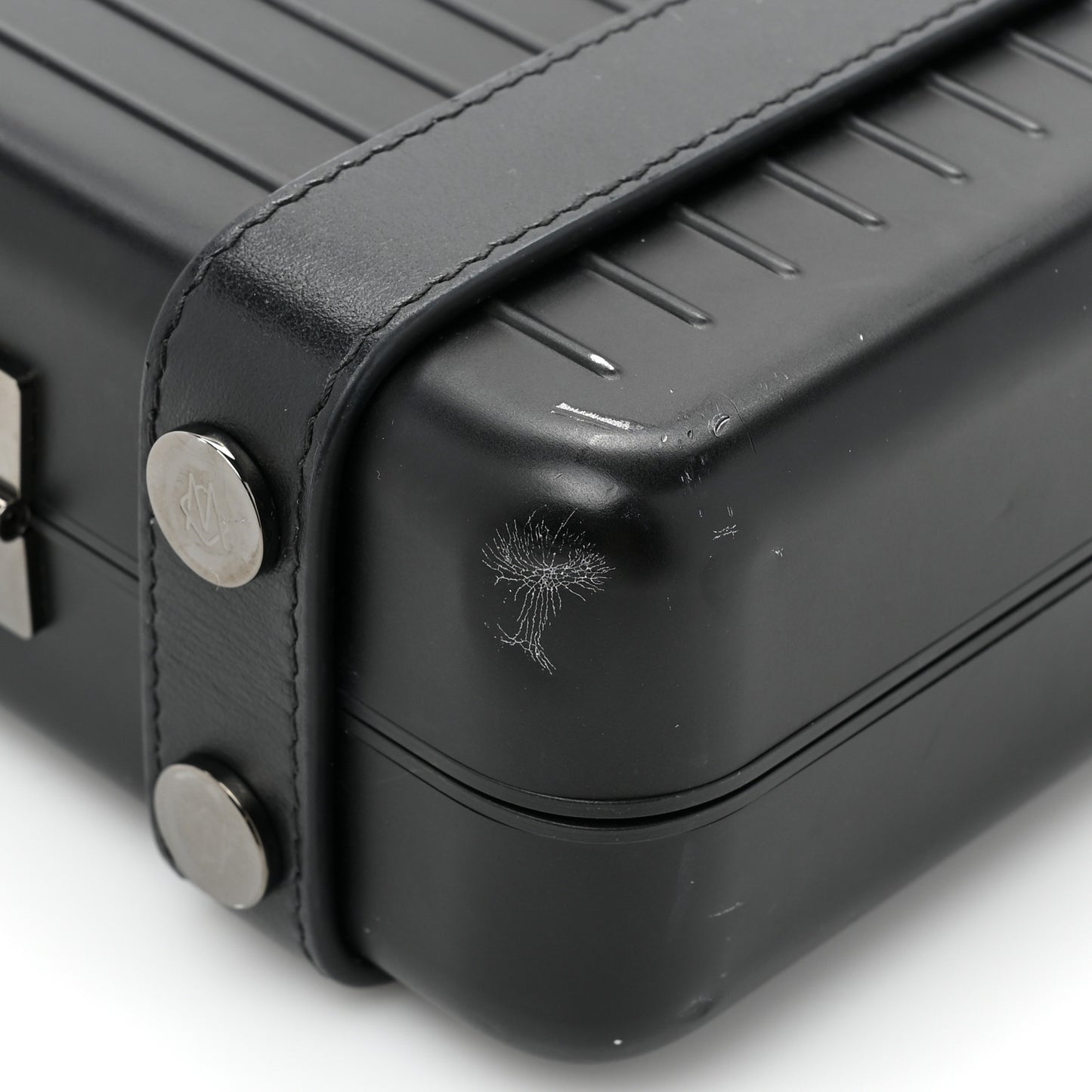 Matte Polycarbonate Personal Cross-Body Bag Black