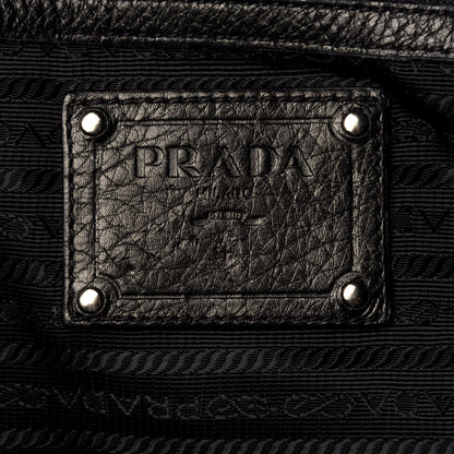 Prada Vitello Daino Hobo Black 5 of 11