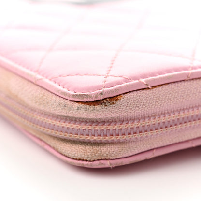 Chanel Calfskin Cambon Zip Around Organizer Wallet Pink 11 of 11