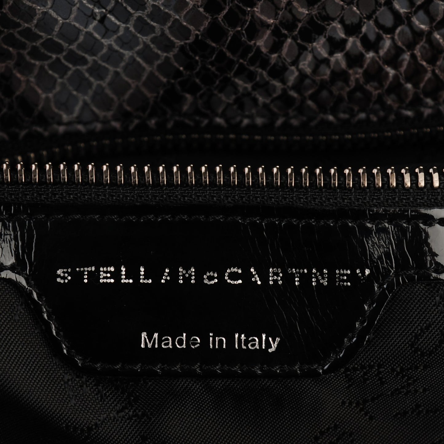Eco Python Big Falabella Tote Dark Grey