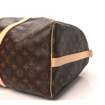 Louis Vuitton Monogram Keepall Bandouliere 50 9 of 10