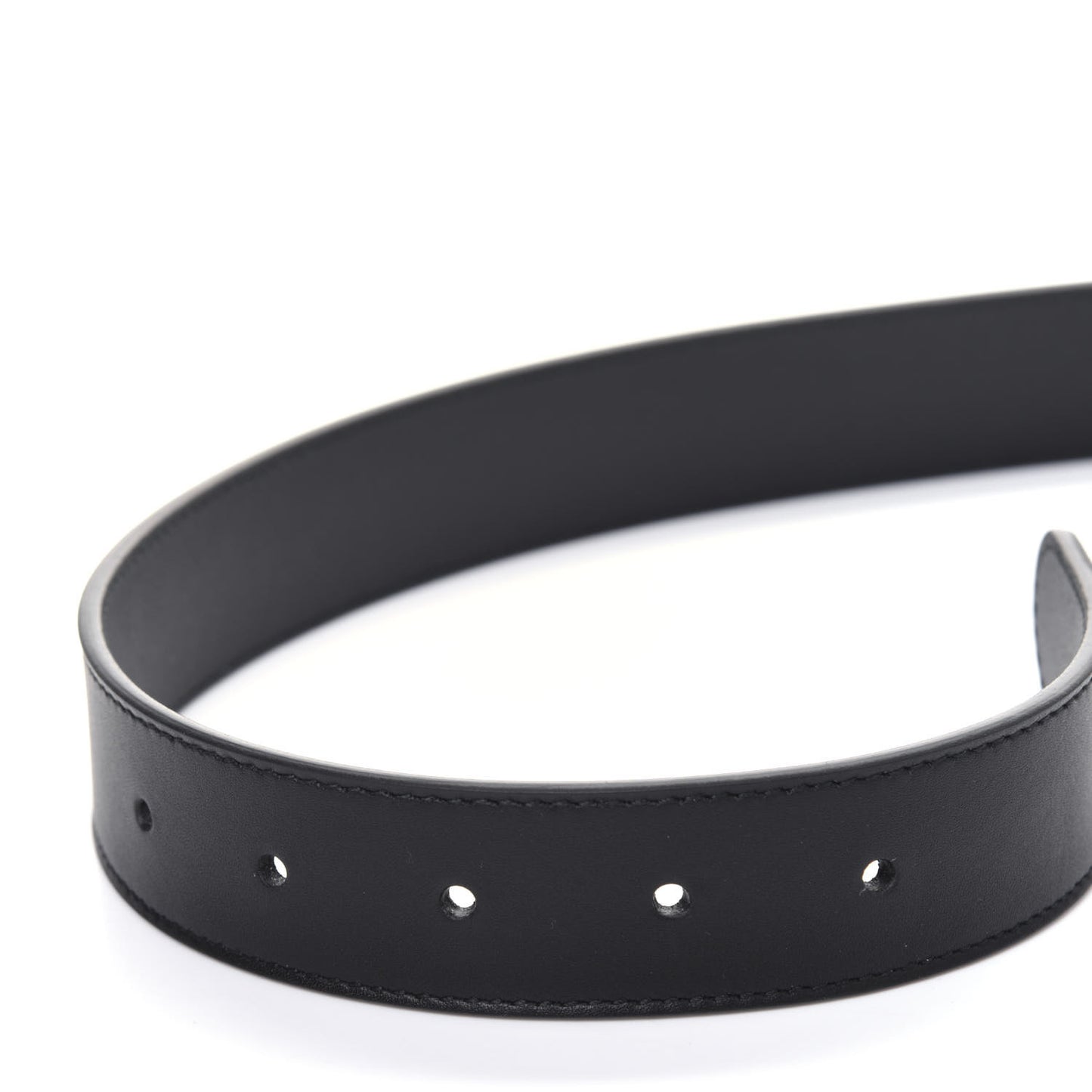 Calfskin Double G 30mm Belt 80 32 Black