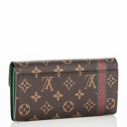 Louis Vuitton Monogram My LV Heritage Sarah Wallet NM Bordeaux Vert Anglais 3 of 6