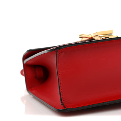 Gucci Calfskin Mini Sylvie Top Handle Bag Hibiscus Red 7 of 9