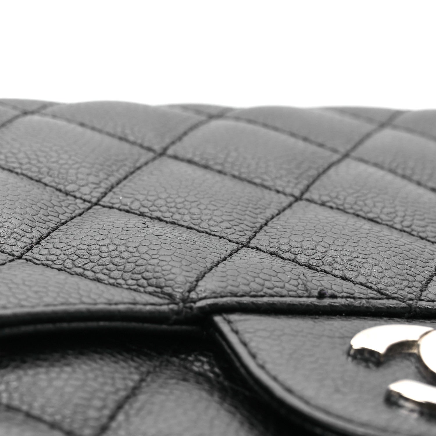 Chanel Caviar Quilted Jumbo Double Flap Black 16 of 16