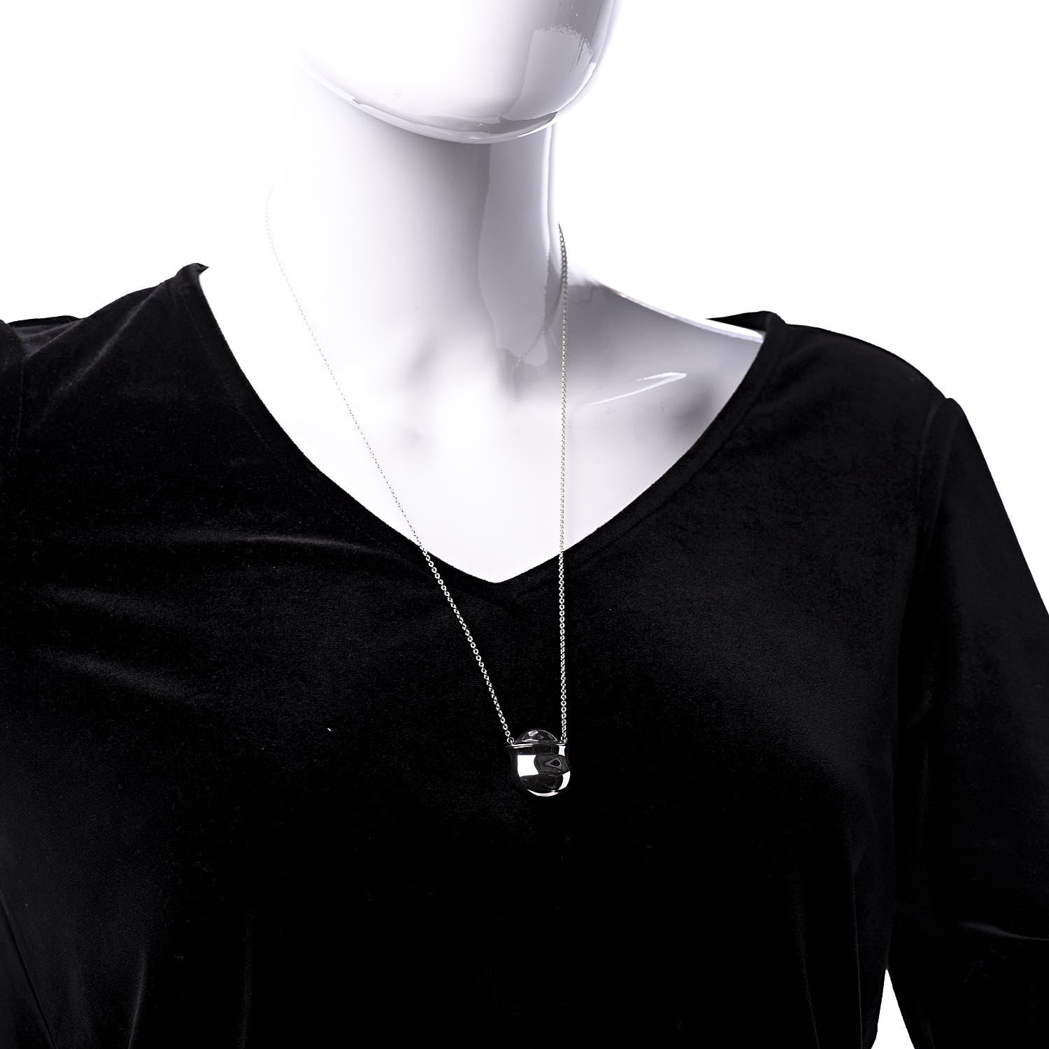 Tiffany Sterling Silver Elsa Peretti Bottle Inro Pendant Necklace 2 of 10