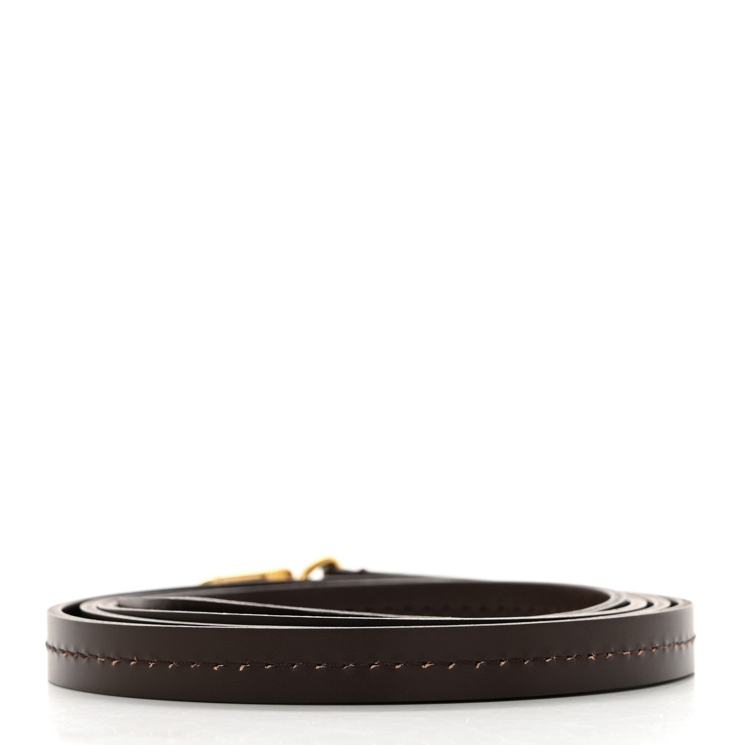 Louis Vuitton Calfskin 12mm Favorite Long Strap Brown 2 of 3