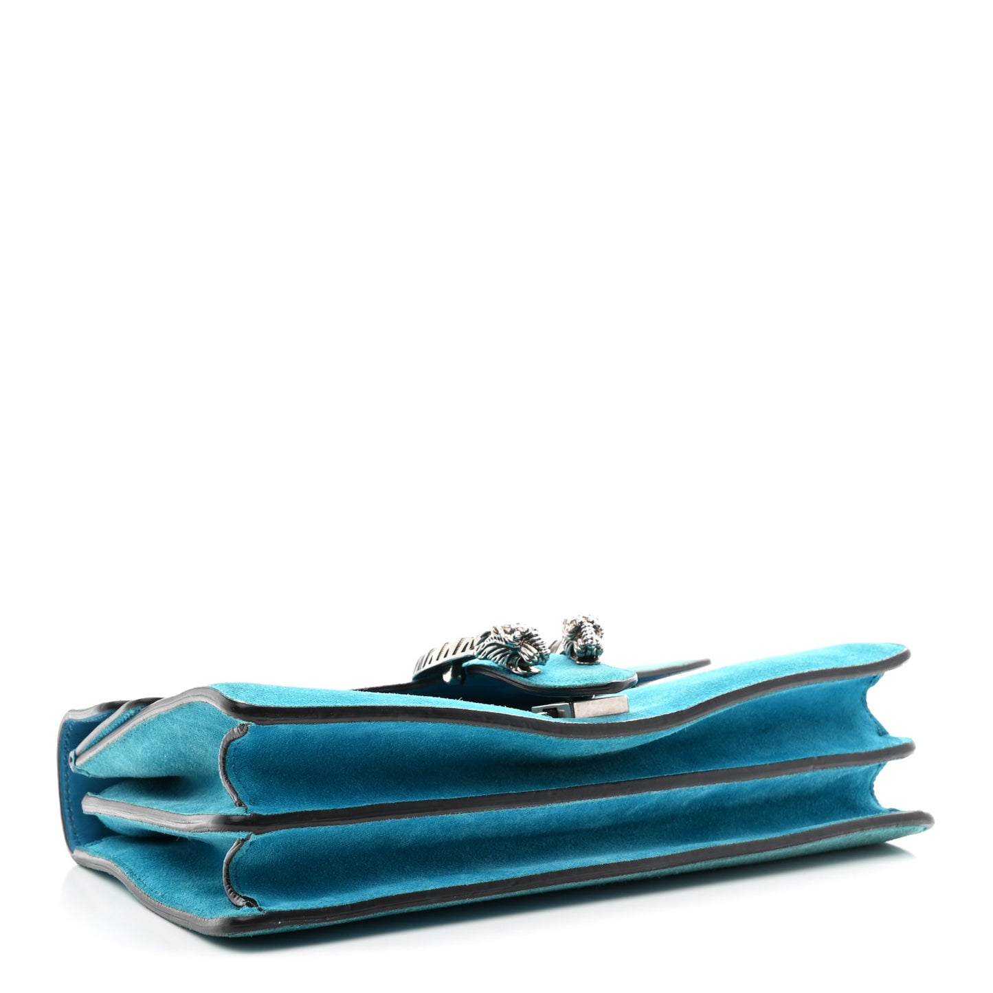 Suede Small Dionysus Shoulder Bag Blue