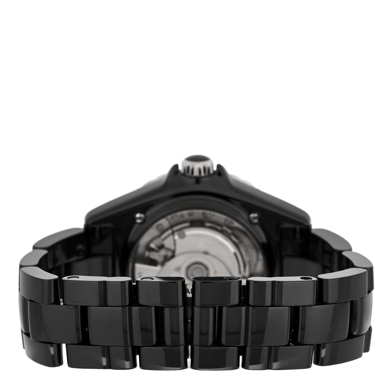 Chanel Stainless Steel Ceramic 38mm J12 Phantom Automatic Watch Black 3 of 5