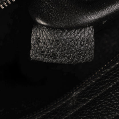 Celine Drummed Calfskin Suede Medium Trapeze Black 8 of 9