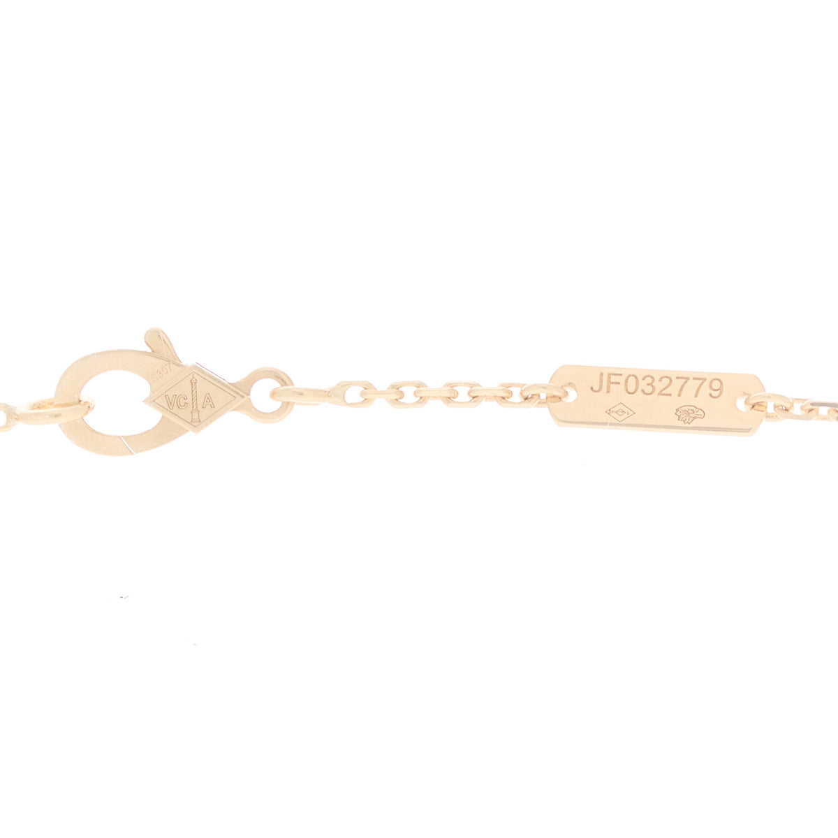 18K Yellow Gold Diamond Mini Frivole 3 Flowers Pendant Necklace