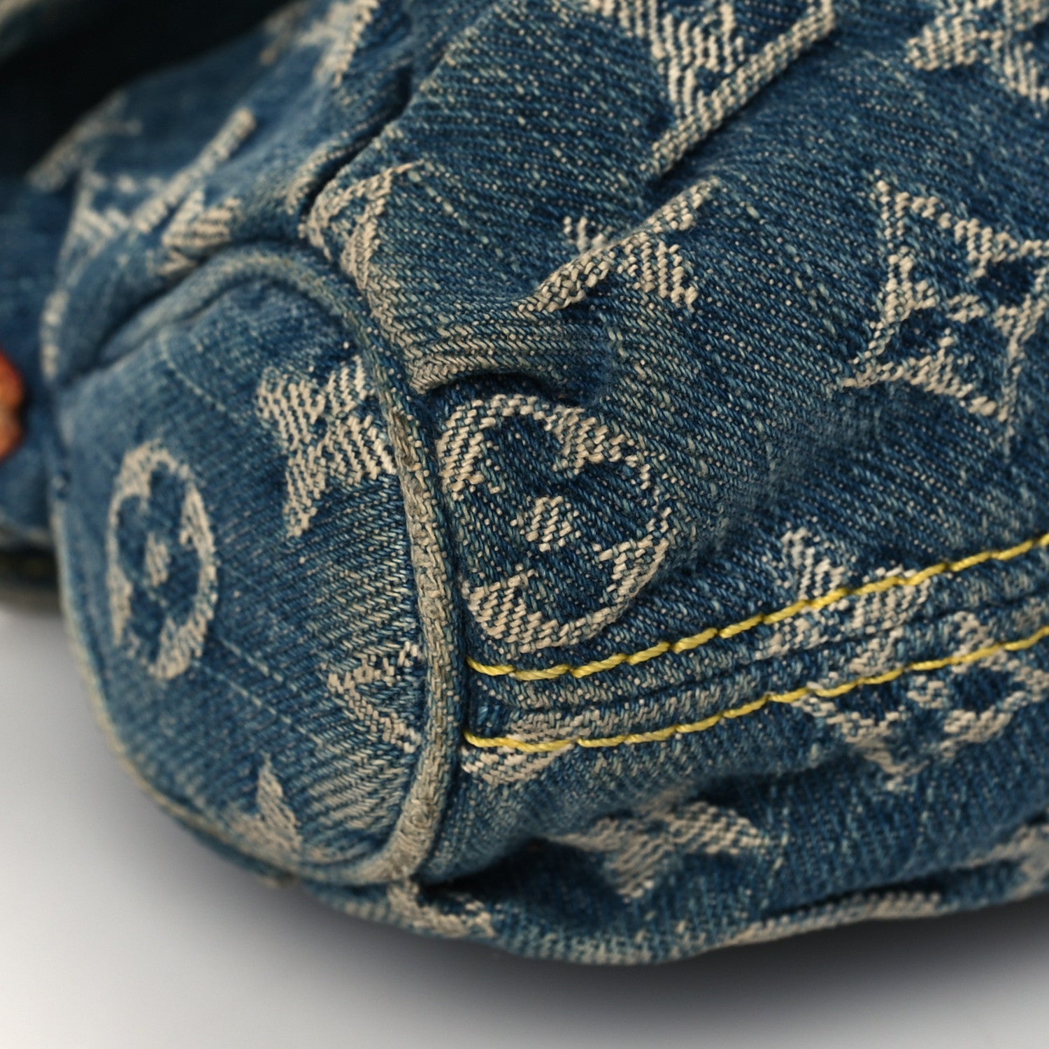 Louis Vuitton Monogram Denim Mini Pleaty Blue 8 of 9