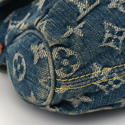 Louis Vuitton Monogram Denim Mini Pleaty Blue 8 of 9