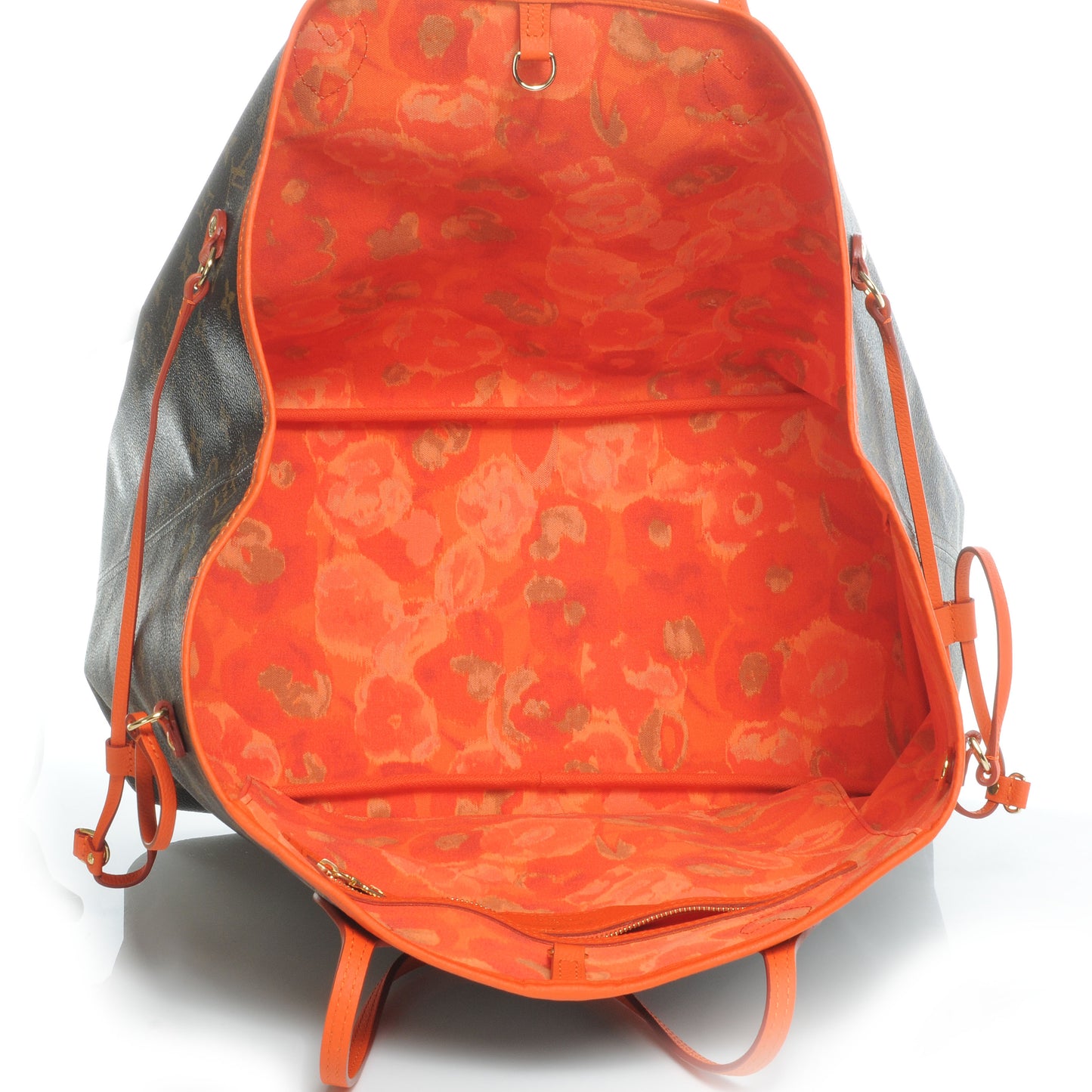 Monogram Ikat San Francisco LV Cup Neverfull GM Orange