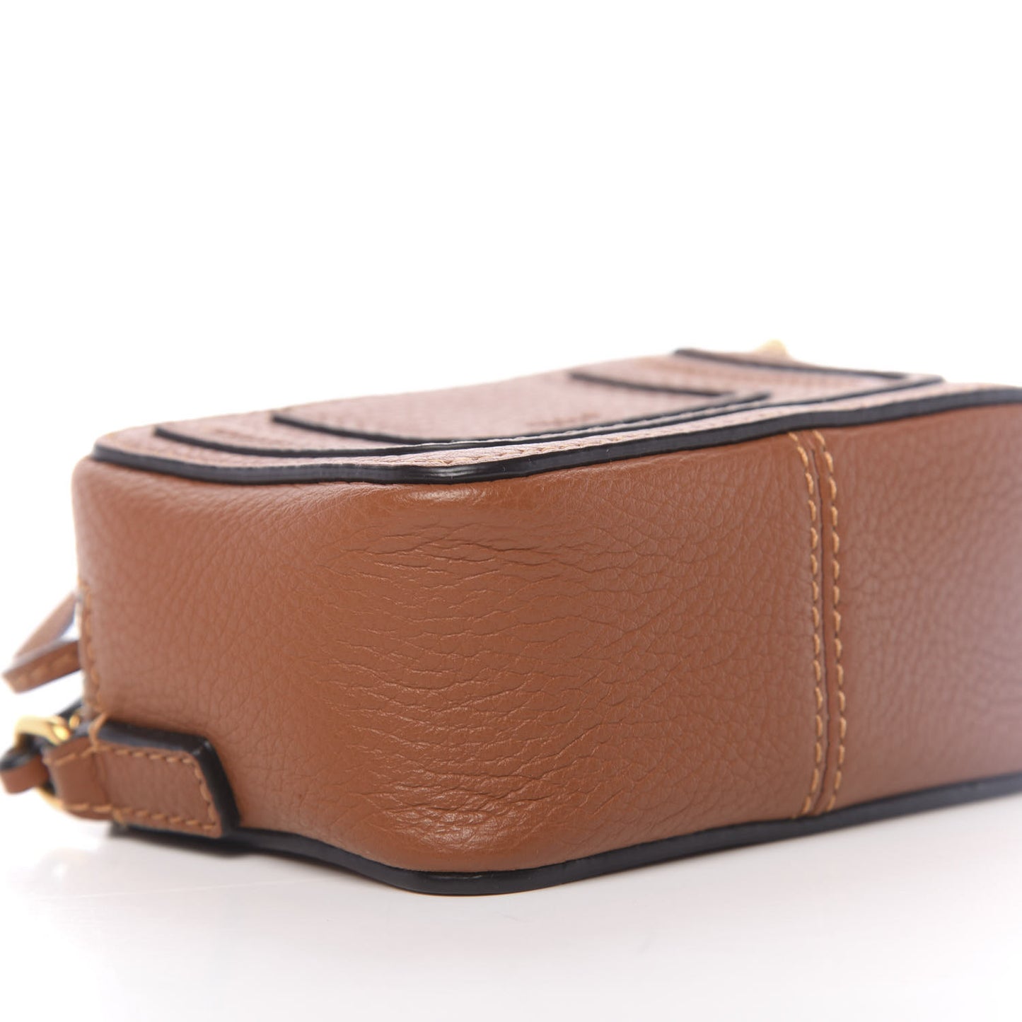 Calfskin Mini Marcie Crossbody Bag Tan