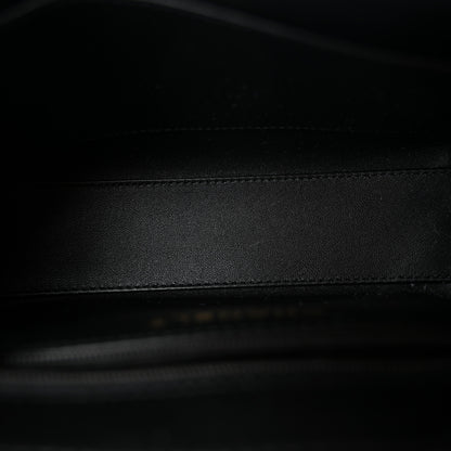 Chanel Shiny Aged Calfskin Quilted Nano Kelly Shopper Black 4 of 10