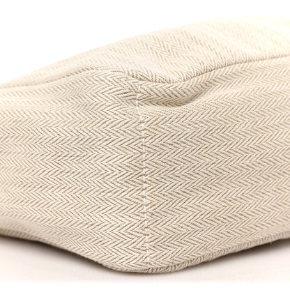 Hermes Canvas Barenia Fourbi 20 PM Pouch Naturel Fauve 8 of 9