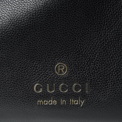 Gucci Calfskin Large Gifford Braided Handle Tote Black 8 of 14
