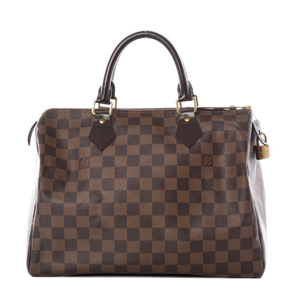 Louis Vuitton Damier Ebene Speedy 30 1 of 12