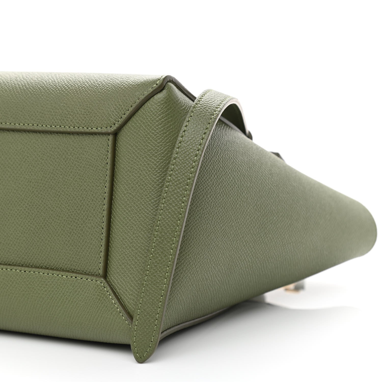 Celine Grained Calfskin Micro Belt Bag Army Green 11 of 11