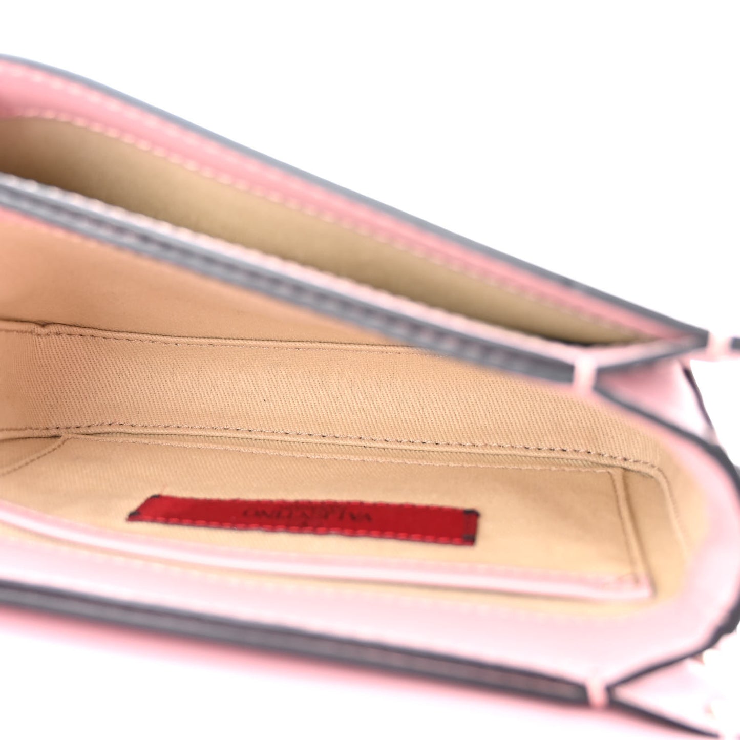 Vitello Rockstud Crossbody Bag Water Rose