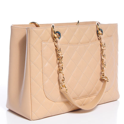 Chanel Caviar Grand Shopping Tote GST Beige Clair 3 of 8