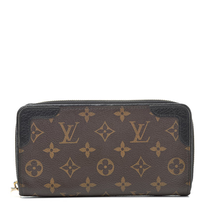 Louis Vuitton Monogram Zippy Retiro Wallet Black 1 of 12