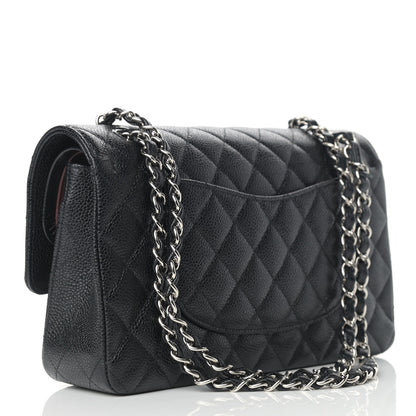 Chanel Caviar Quilted Medium Double Flap Black 3 of 9
