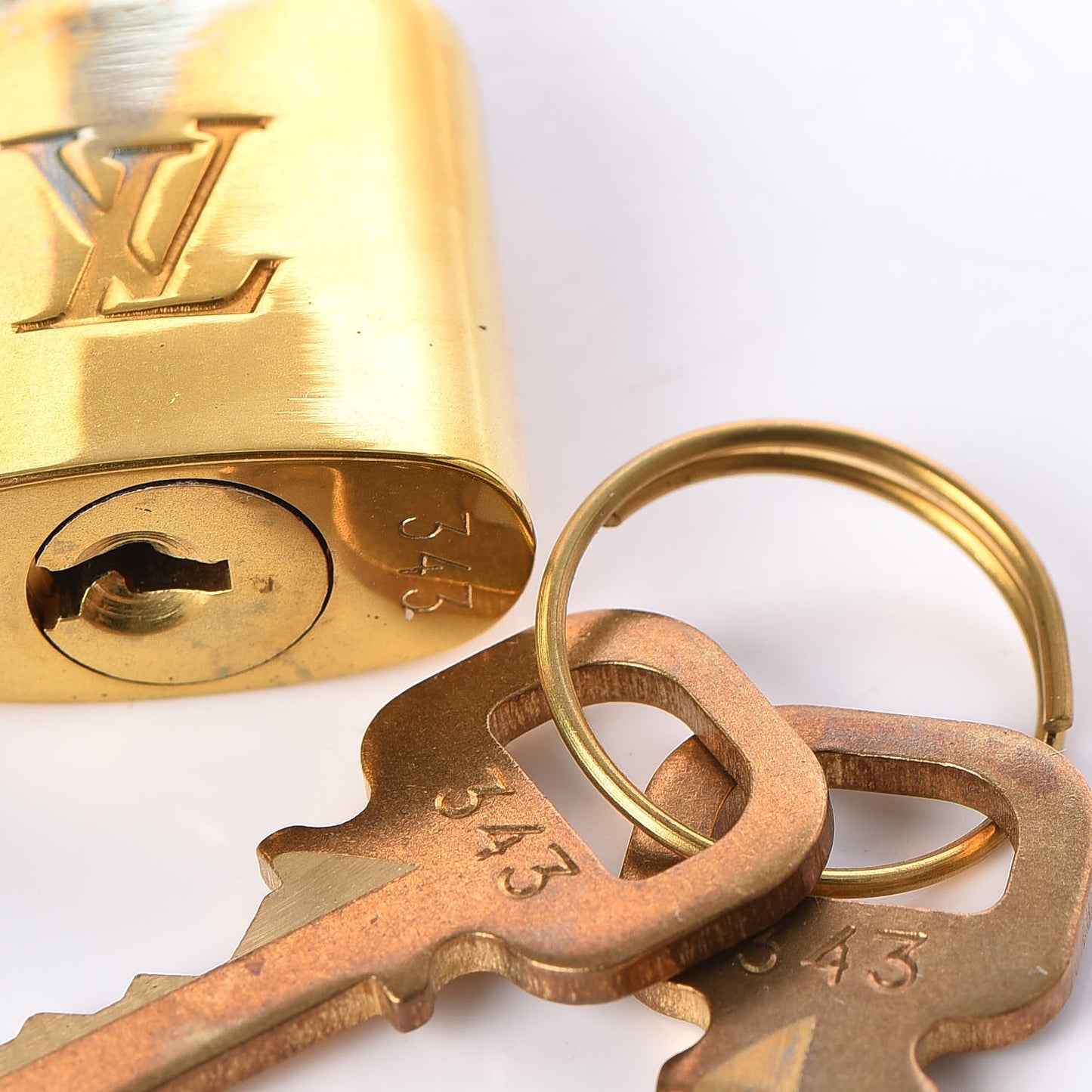Brass Lock and Key Set #343