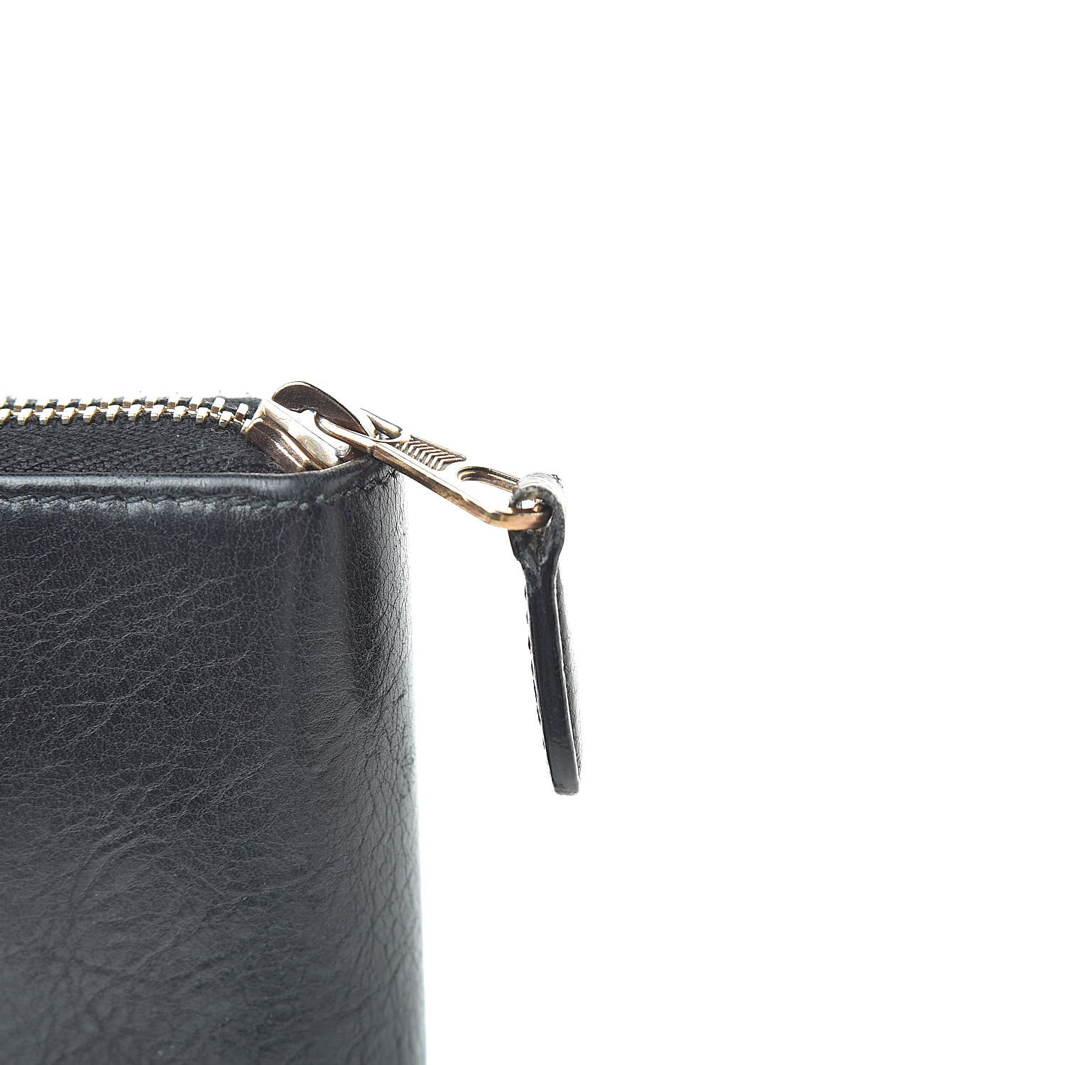 Balenciaga Agneau Giant 12 Rose Gold Hardware Continental Zip Around Wallet Black 11 of 16