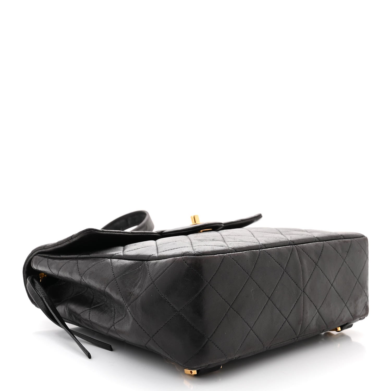 Chanel Lambskin Quilted Backpack Dark Brown 4 of 11