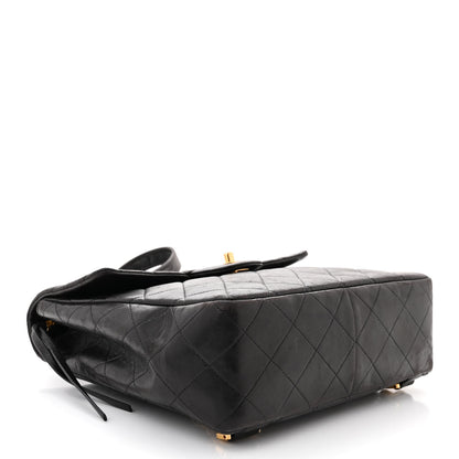 Chanel Lambskin Quilted Backpack Dark Brown 4 of 11