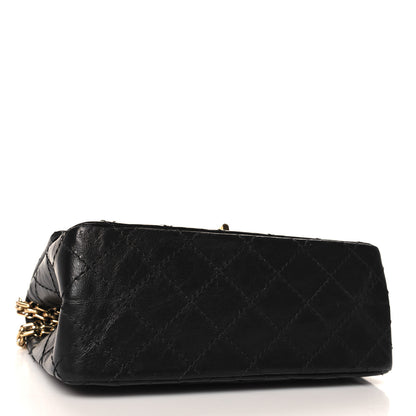 Chanel Aged Calfskin Quilted 2.55 Reissue Mini Flap Black 4 of 10