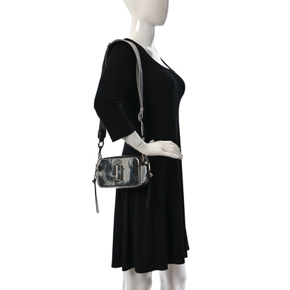 Marc Jacobs Metallic Calfskin Gen Z Snapshot Camera Bag Silver 2 of 10