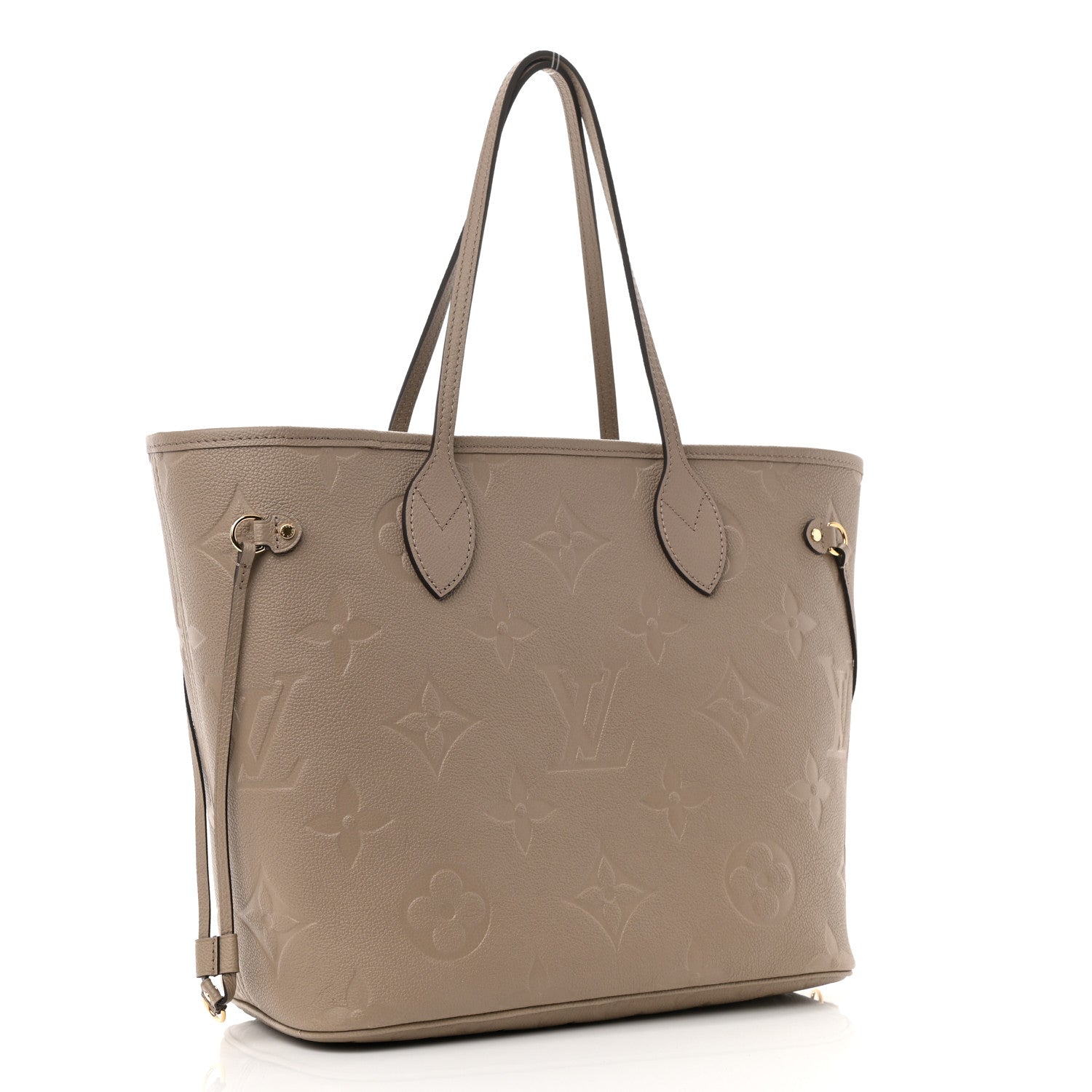Louis Vuitton Empreinte Monogram Giant Neverfull MM Tourterelle 3 of 10