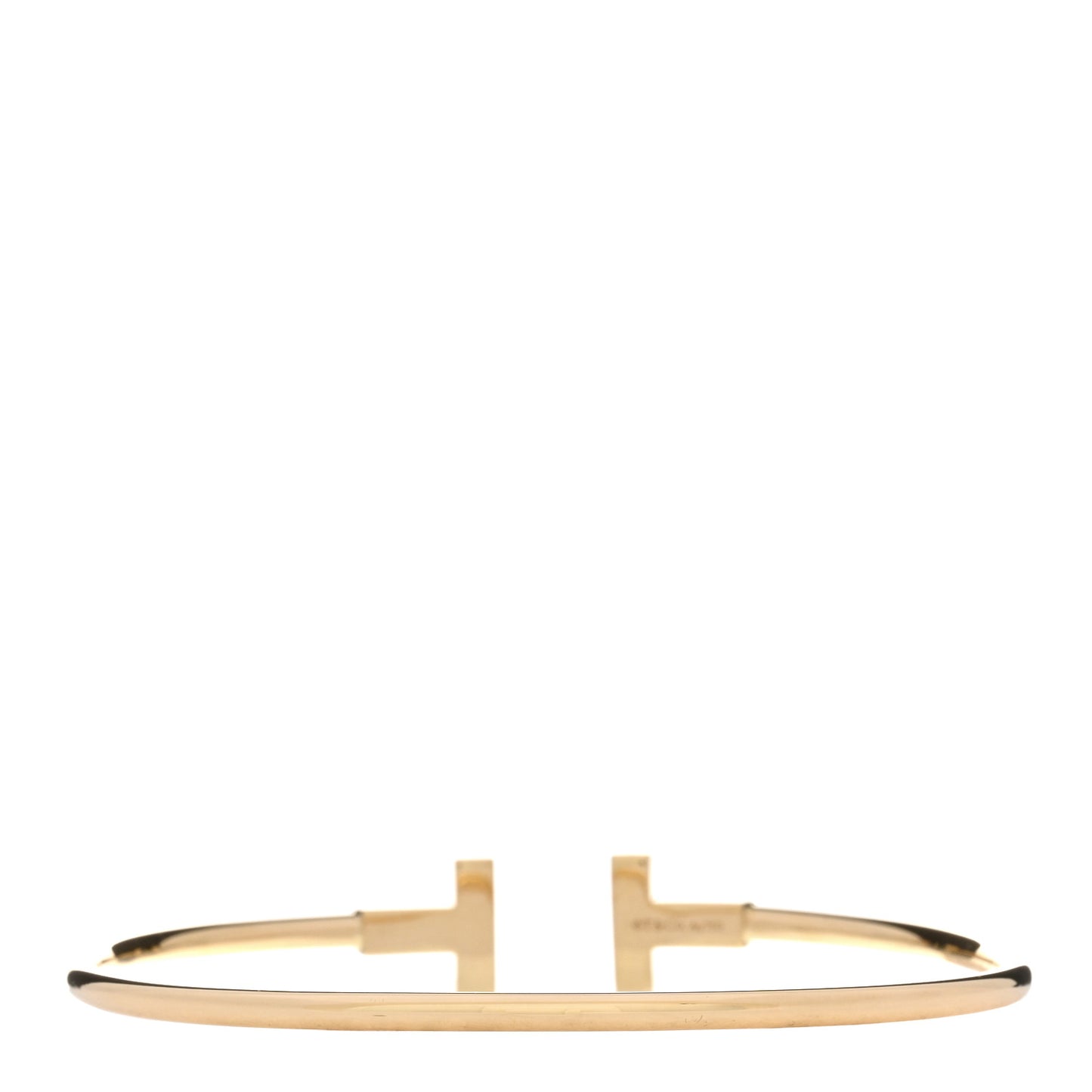 18K Yellow Gold T Wire Bracelet