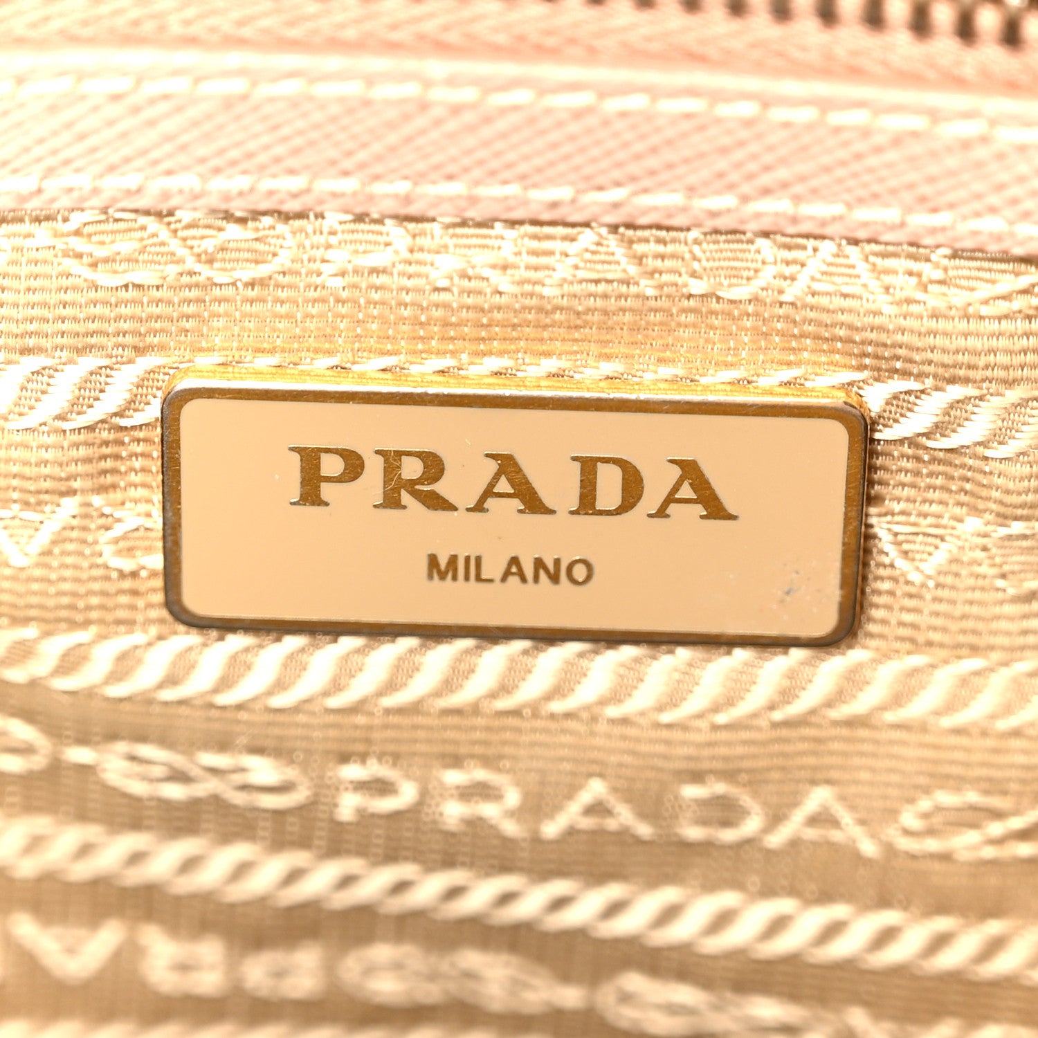 Prada Saffiano Small Galleria Double Zip Tote Cammeo 1887432