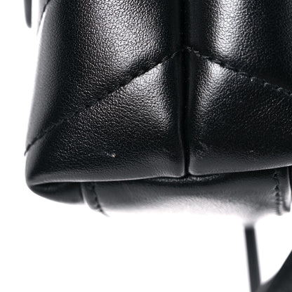 Saint Laurent Calfskin Y Quilted Monogram Toy Loulou Crossbody Bag Black 11 of 12
