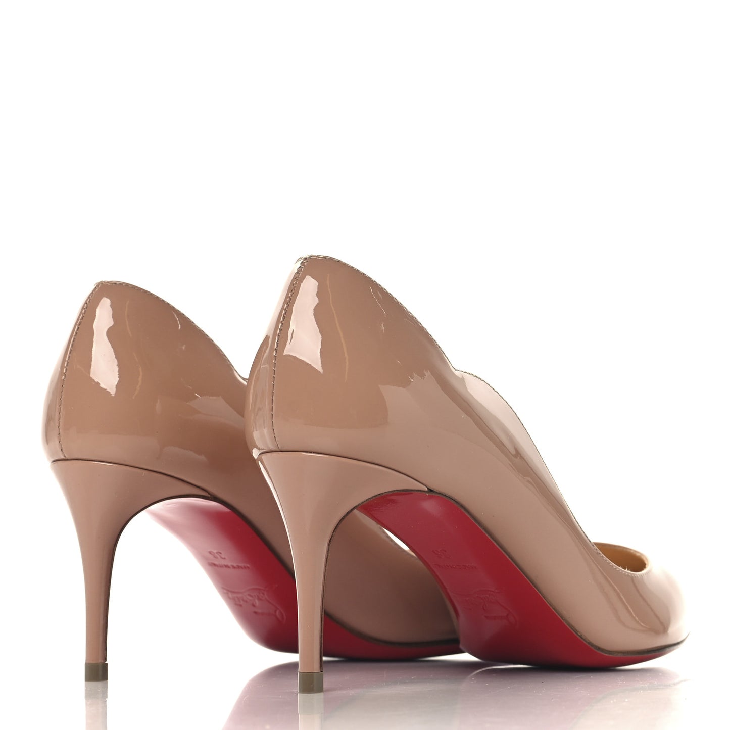 Patent Hot Chick 70 Pumps 36 Nude