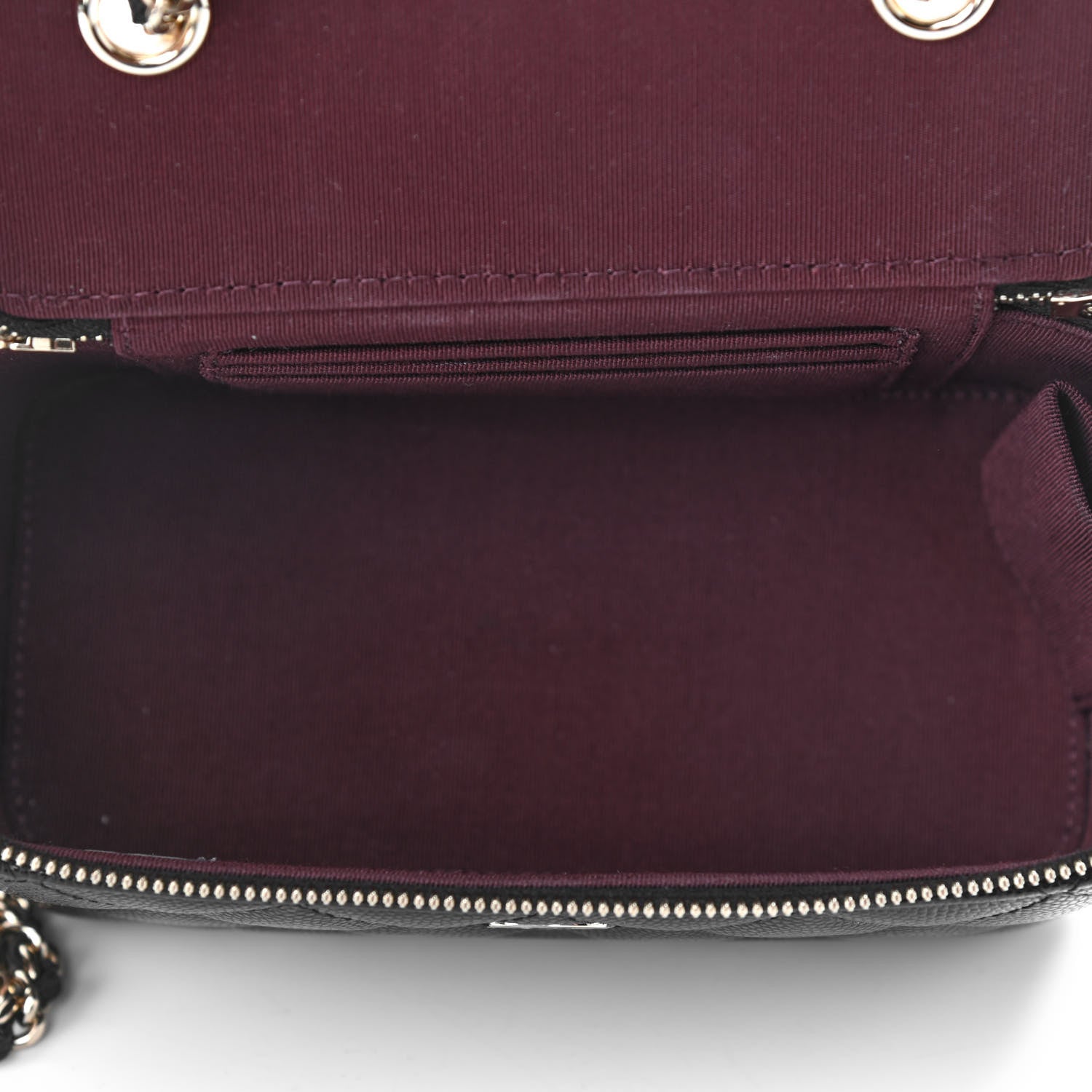 Chanel Caviar Quilted Small Vanity Case With Chain Black 5 of 9
