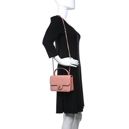 Chanel Calfskin Quilted Coco Lady Flap Dark Pink 2 of 11