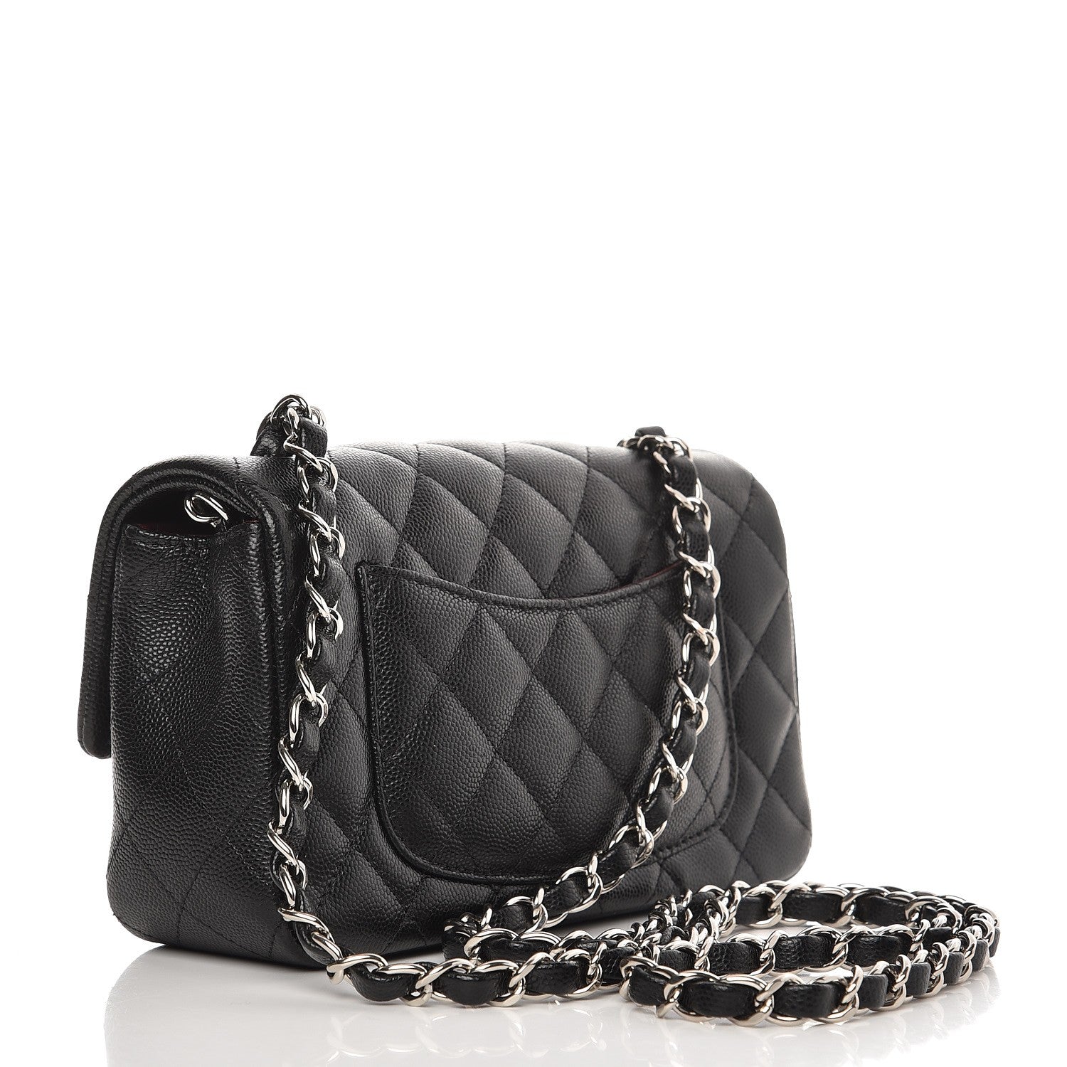 Chanel Caviar Quilted Mini Rectangular Flap Black 3 of 10