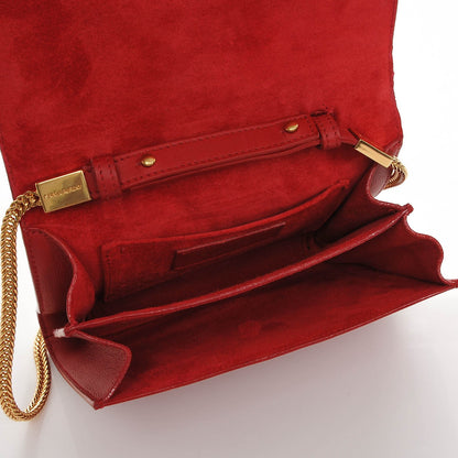 Saint Laurent Calfskin Small Classic Y Satchel Bag Rouge Orient 5 of 9