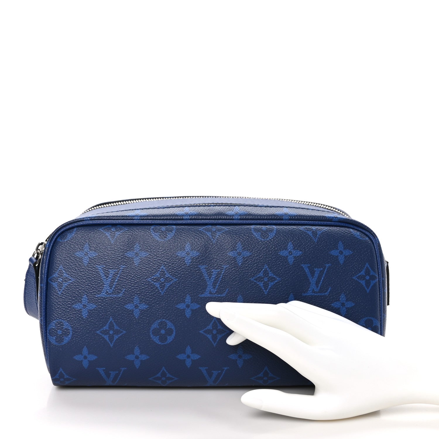 Louis Vuitton LOUIS VUITTON Taigarama Dopp Kit Toilet Pouch Cobalt 2 of 11