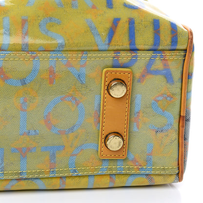 Louis Vuitton Monogram Pulp Defile Weekender PM Yellow 10 of 13
