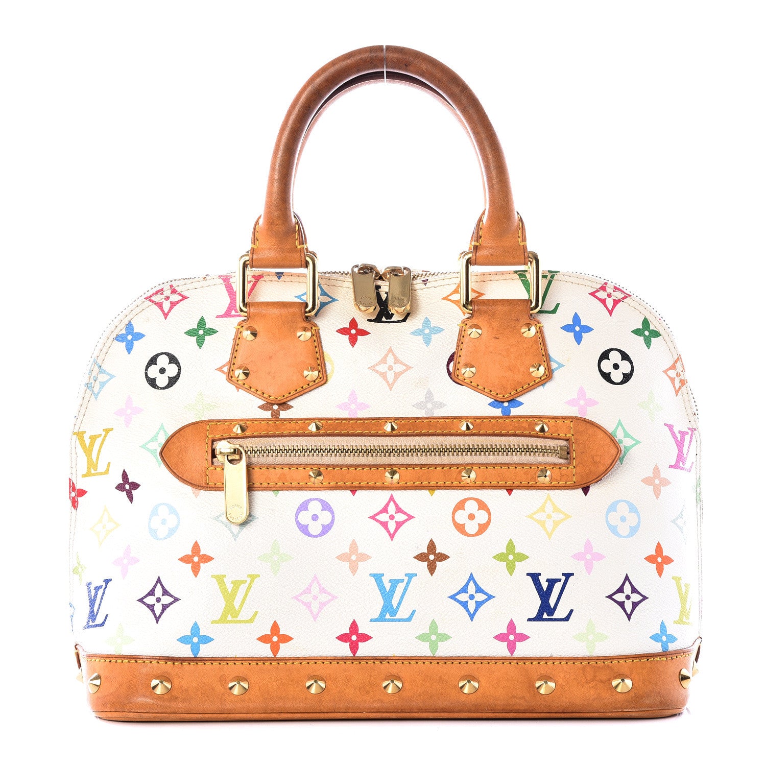 Louis Vuitton Monogram Multicolor Alma White 1 of 17