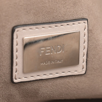 Fendi Vitello Seta Plexiglass Granite Large Peekaboo Iconic Satchel Polvere 6 of 11