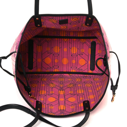 MCM Visetos Medium Reversible Liz Shopper Tote Pink 5 of 25